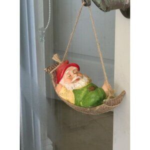 Green Garden Gnome Statues for Garden Decor, Fall Decoration